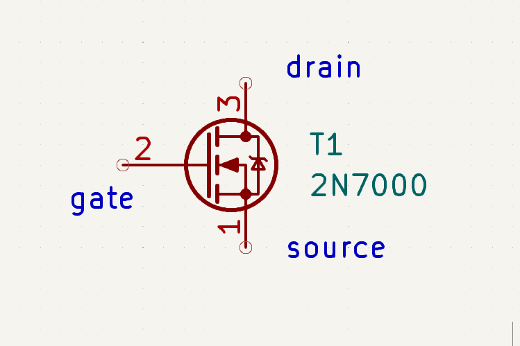N channel MOSFET