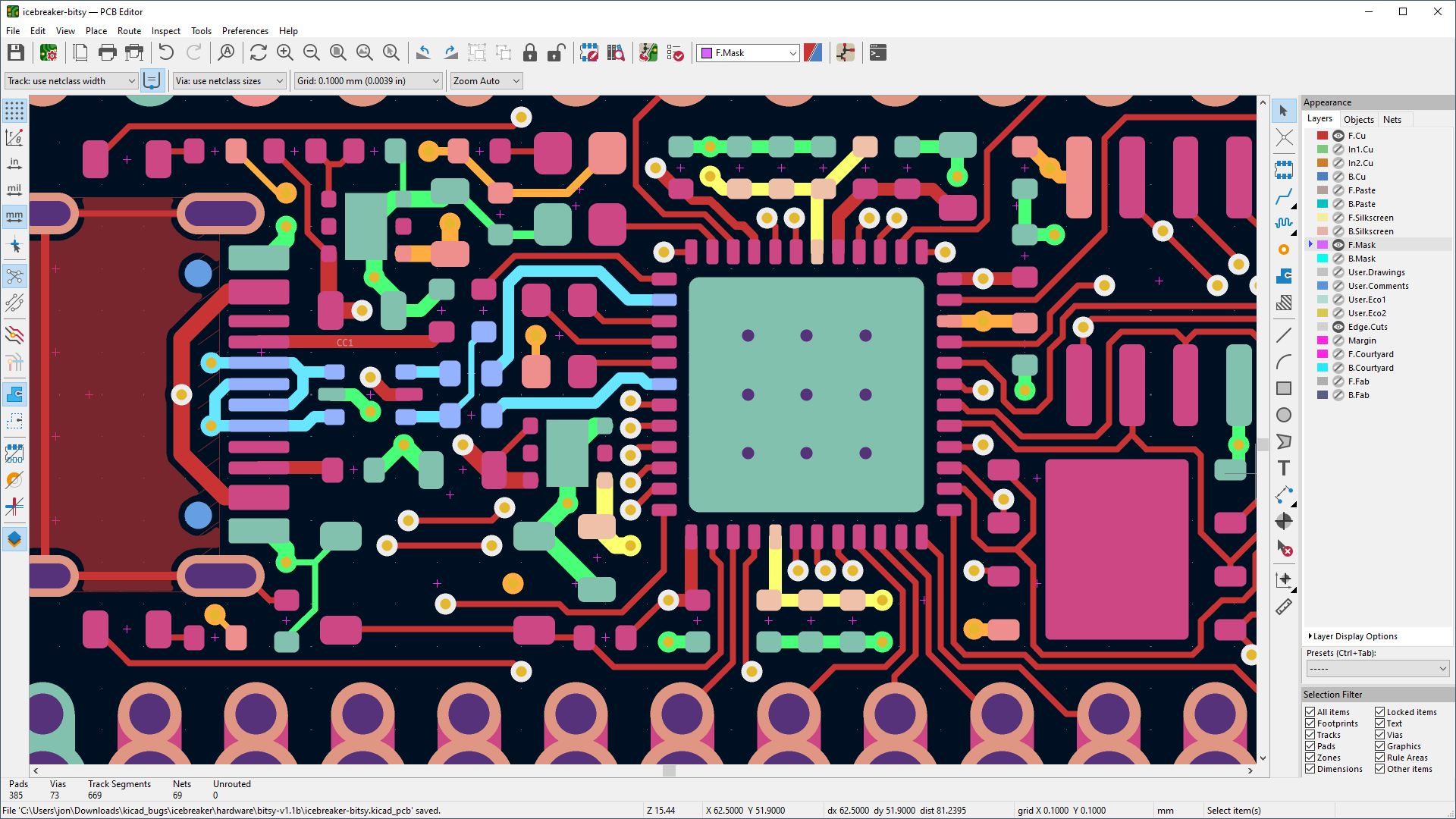 kicad pcbnew