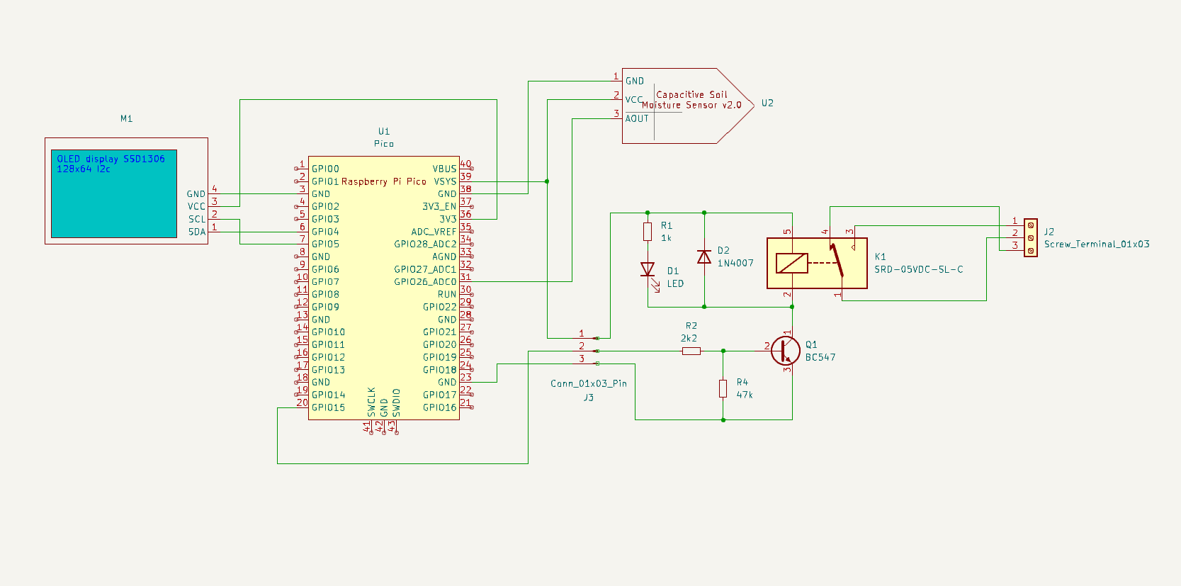 automaticke zalevani schema