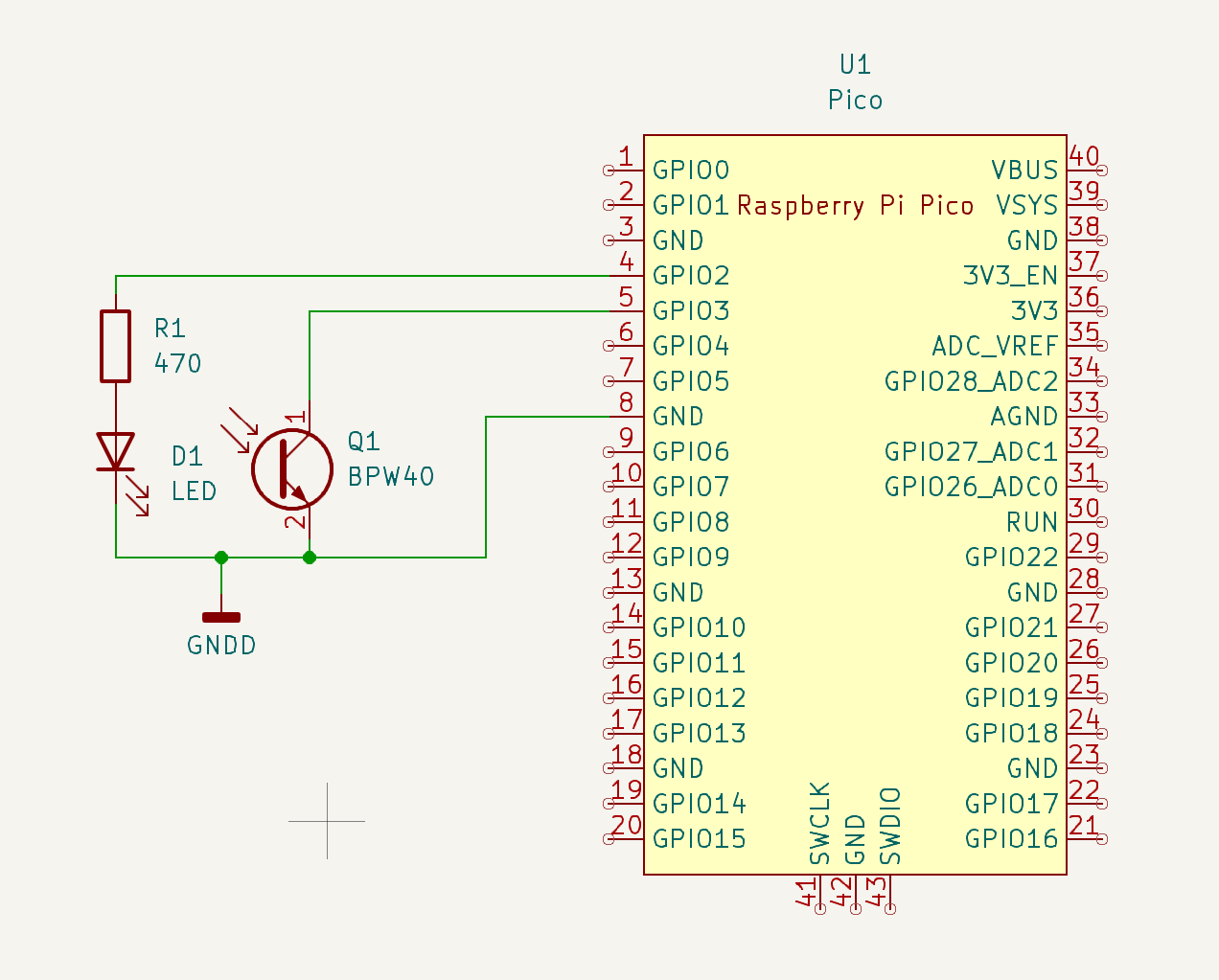 Opticka zavora schema