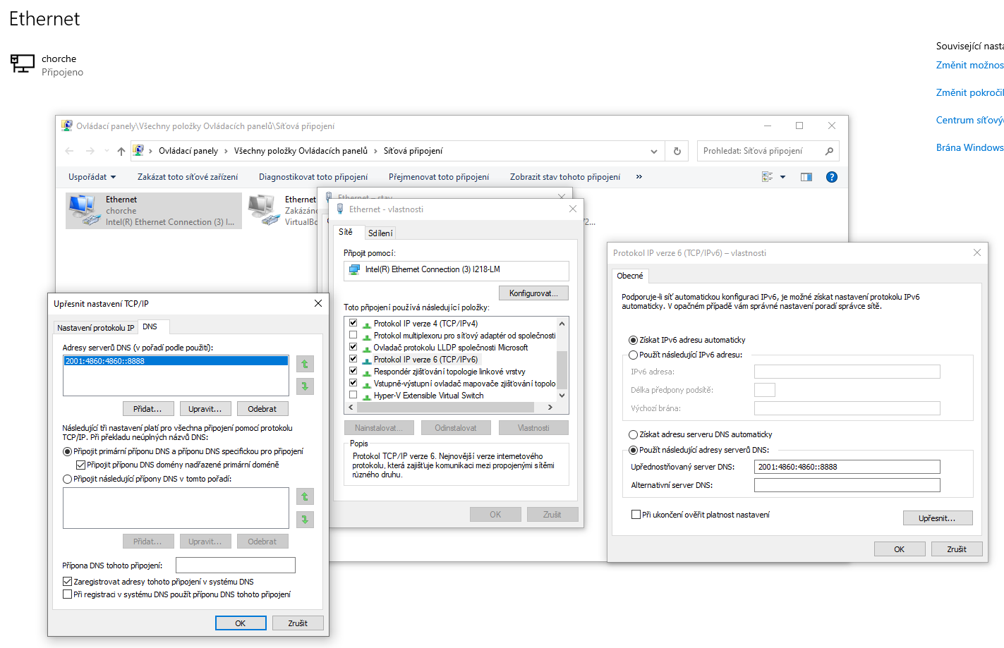 w10 dns settings ipv6
